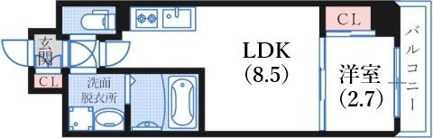 LIVIAZ KOBE LaMerの間取り画像