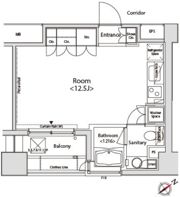 カスタリア目黒かむろ坂の間取り画像