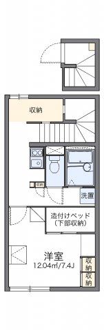 レオパレスエグランティーヌの間取り画像