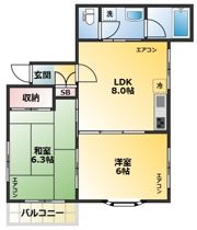 ハイム千葉IIの間取り画像