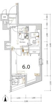 XEBEC中延の間取り画像