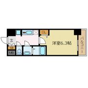 プレサンス大手前ピリオドの間取り画像