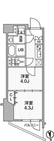 ルネサンスコート田端の間取り画像