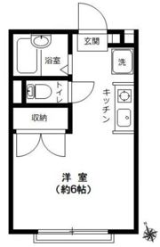 フラッツハナミズキの間取り画像
