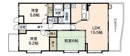 ソシアⅠの間取り画像