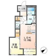 土浦市中村南2丁目新築アパート（仮の間取り画像