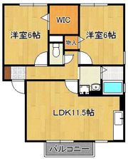 セジュール原町の間取り画像