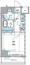 ジェノヴィア浅草Ⅲグリーンヴェールの間取り画像