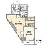 デュオ・スカーラ府中駅前の間取り画像