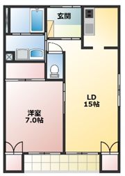 レオネクストTOBAⅢの間取り画像