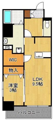 CityCourt折尾の間取り画像
