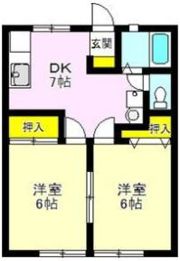 タウンハイツⅡの間取り画像