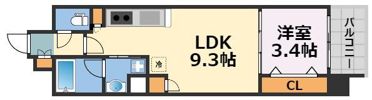 アーバネックス心斎橋EASTの間取り画像