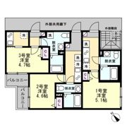 アビリオ鶴見本町通りの間取り画像