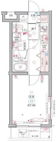 クレヴィスタ武蔵小杉の間取り画像