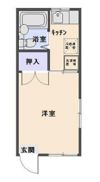 北方Aコーポの間取り画像