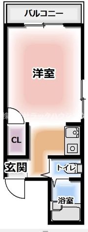 スクエアコート栄町の間取り画像