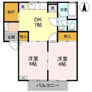 セジュール赤城の間取り画像