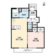 デュラカーサ若松Yの間取り画像