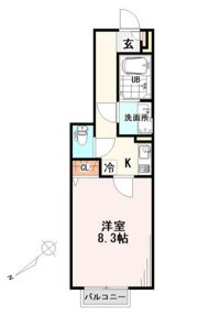 アムールgraceの間取り画像