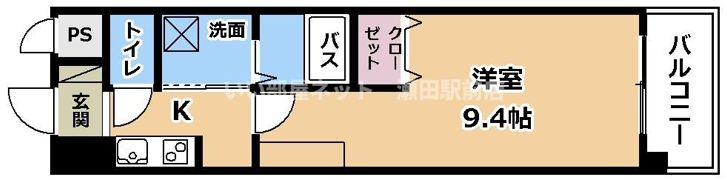 Rainbow City MINAMIKUSATSUの間取り画像