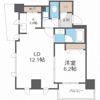 クロスレジデンス大阪新町の間取り画像