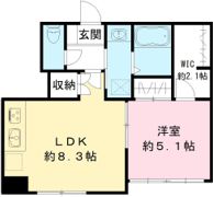 ユアメゾン柏木の間取り画像