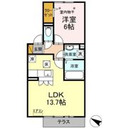 ヴェルドミールBの間取り画像