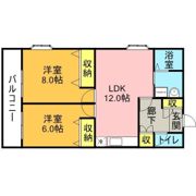 ジュネスの間取り画像