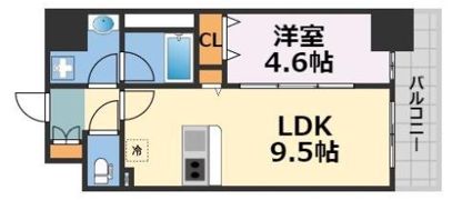 Fuku島之内の間取り画像
