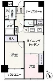 ラコスタⅧ川崎の間取り画像