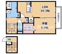エルメゾン栗東の間取り画像