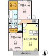 ウイングMH E棟の間取り画像