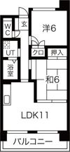 アネックス一宮駅前の間取り画像