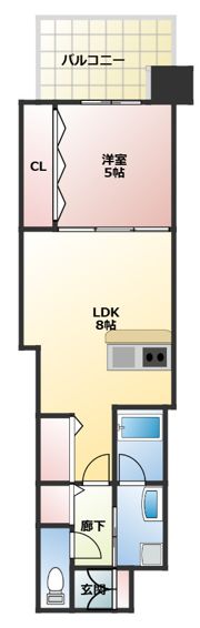 コンプレート金田の間取り画像