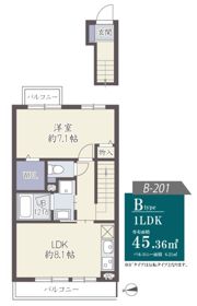 ドゥフロレアールヨシノの間取り画像