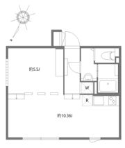 アレーロ大岡山Ⅱの間取り画像