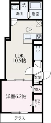 クラールホヌの間取り画像
