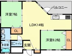 ウォールデンヒルズの間取り画像