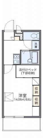 レオパレスNorthSquareⅡの間取り画像