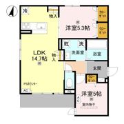 D-ROOM佐太中町の間取り画像