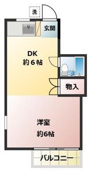 ヴェルディ弘明寺Bの間取り画像