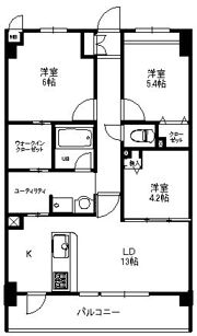 クレール大洲の間取り画像