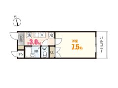メゾンミカドの間取り画像