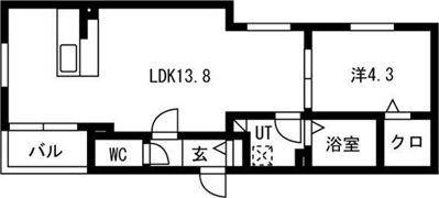 DEVELD千種Ⅱの間取り画像
