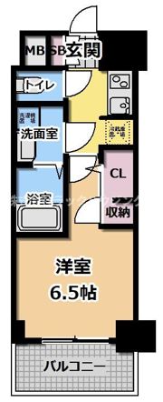 ファーストフィオーレ城北公園通の間取り画像