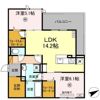 D's LIEN (ディ-ズリアン) Cの間取り画像