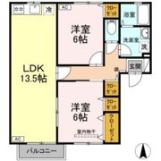 プリエール Bの間取り画像