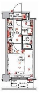 ハーモニーレジデンス東京ウエストの間取り画像