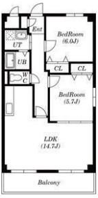 フレンドハイツ城ヶ根の間取り画像